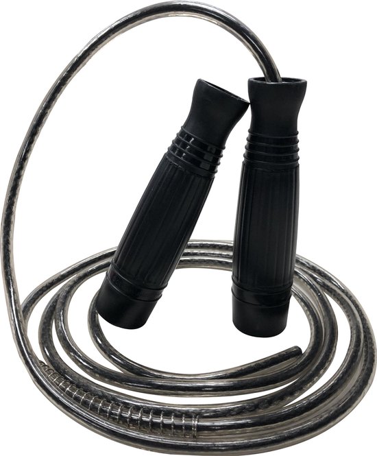 Sportspringtouw - Kogellagers Speed Rope - 275 cm - Zwart