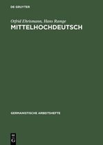 Germanistische Arbeitshefte- Mittelhochdeutsch