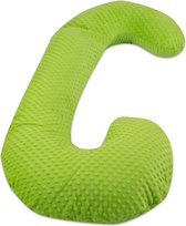 Body pillow - 240 cm - minky dot - groen