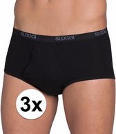 3x Sloggi basic maxi heren slip zwart L - onderbroek