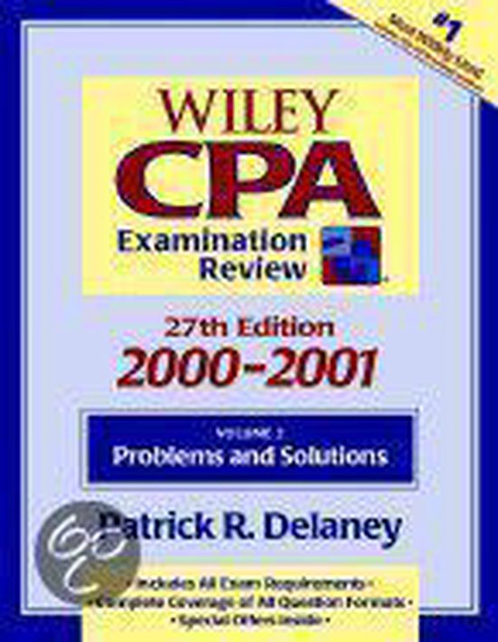Wiley Cpa Examination Review, Patrick R. Delaney 9780471360568