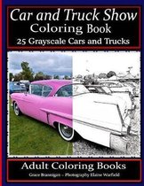 Car and Truck Show Coloring Book 25 Grayscale Cars and Trucks