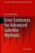 Error Estimates for Advanced Galerkin Methods