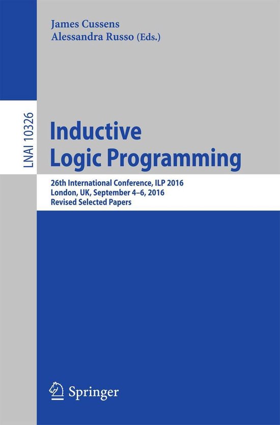 Springer Nature Proceedings Computer Science - Inductive Log ... - cover
