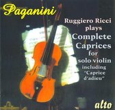 Paganini: Complete  Caprices For Violin