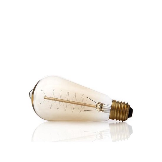 E27 Led Lamp Dimbaar Gloeilamp E27 Vintage Warm Wit G80 4W Edison Led Gloeilamp Ideaal Voor Decoratieve Nostalgie En Retro Verlichting, Grijs-4 stuk(BT1