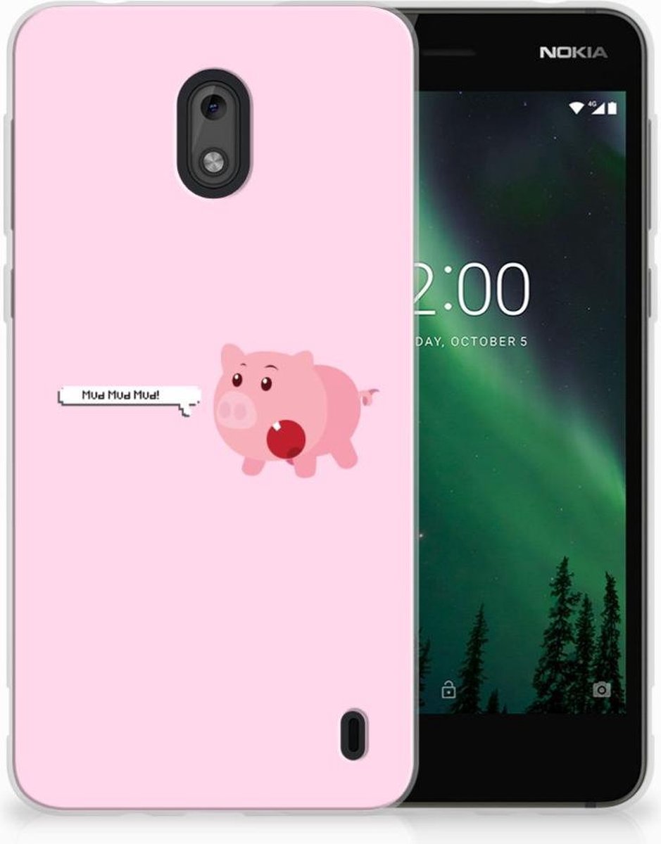 Nokia 2 Telefoonhoesje met Naam Pig Mud