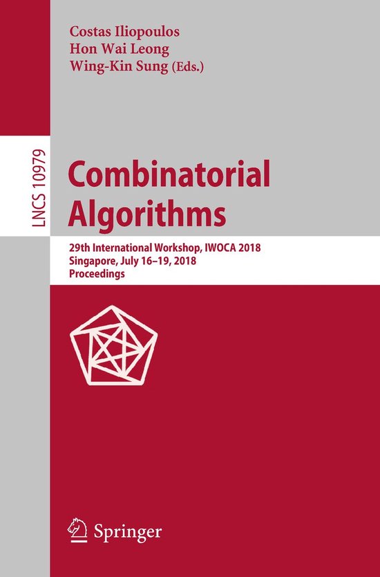 Springer Nature Proceedings Computer Science - Combinatorial ... - cover