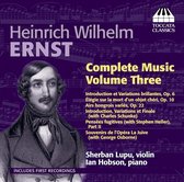 Sherban Lupu & Ian Hobson - Heinrich Wilhelm Ernst: Complete Music, Volume 3 (CD)