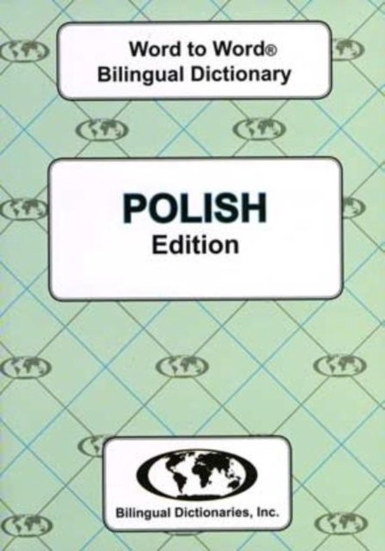 EnglishPolish & PolishEnglish WordtoWord Dictionary 9780933146648