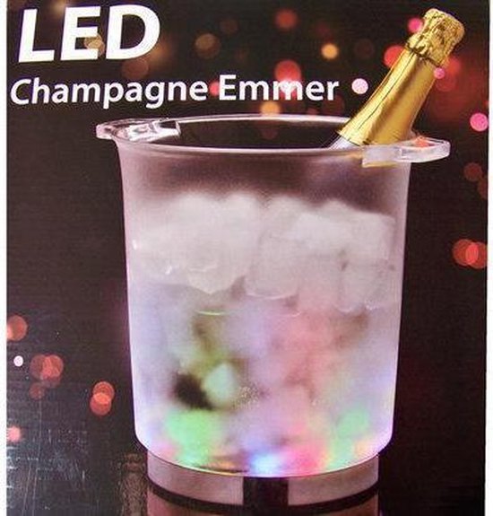 Ongewapend Manifestatie knecht WS247 Wijnkoeler Champagnekoeler met LED verlichting | bol.com