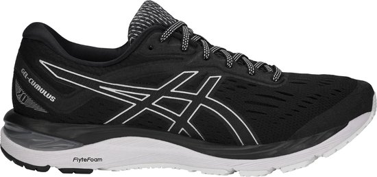 Asics Gel-Cumulus 20 Hardloopschoenen Heren Sportschoenen - Maat 46 - Mannen - zwart/wit Asics Gel-Cumulus 20 Hardloopschoenen Heren Sportschoenen - Maat 46 - Mannen - zwart/wit