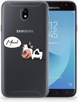 Geschikt voor Samsung Galaxy J7 2017 | J7 Pro TPU siliconen Hoesje Design Cow