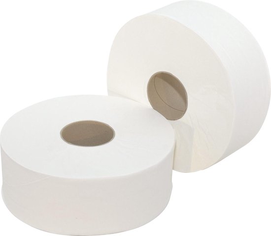 Toiletpapier maxi jumbo cellulose 2L 300m 6rollen (249030)