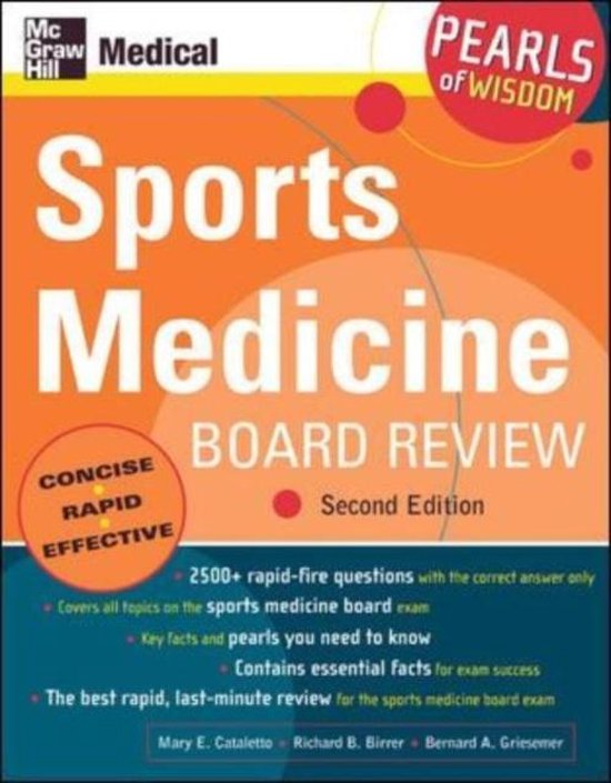 Sports Medicine Board Review 9780071464529 Mary Cataletto Boeken