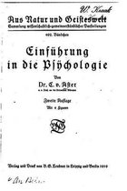 Einfuhrung in Die Psychologie, Mit 4 Figuren