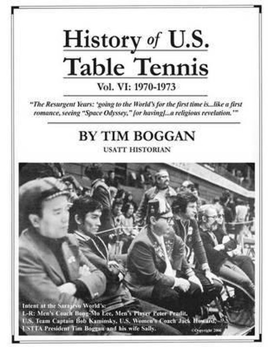 History of U.S. Table Tennis- History of U.S. Table Tennis V ... - cover