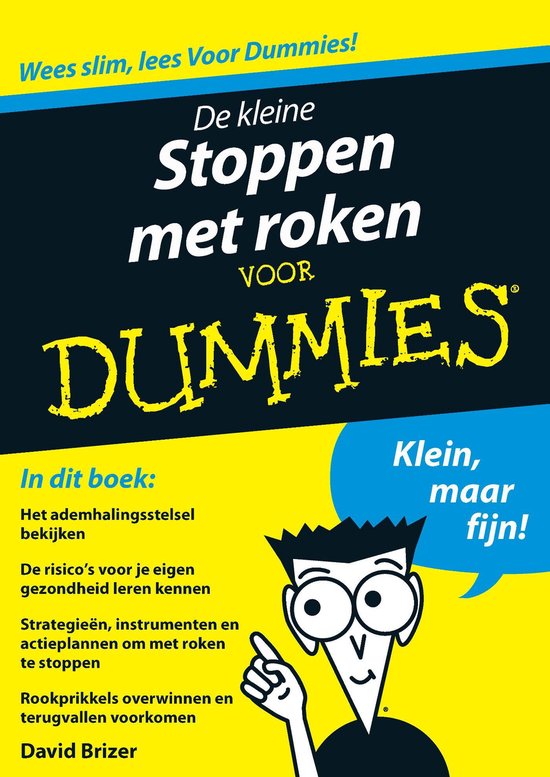 Cover van het boek 'De kleine stoppen met roken voor Dummies'