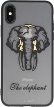 Olifant TPU backcase cover Hoesje voor Apple iPhone X