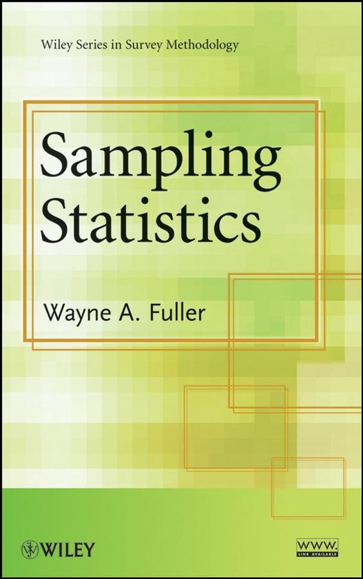 Wiley Series in Survey Methodology 560 - Sampling Statistics - cover