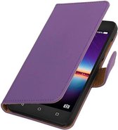 Bookstyle Wallet Case Hoesjes Geschikt voor Huawei Y3 II Paars