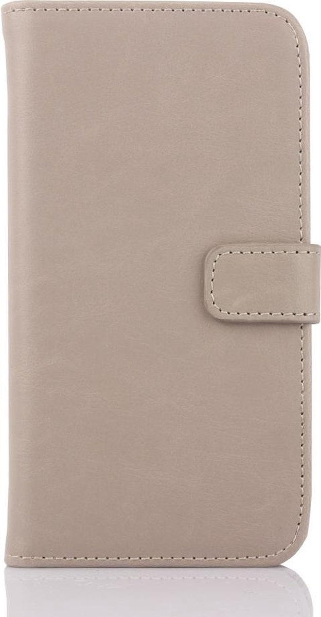 Shop4 - Sony Xperia E4 Hoesje - Wallet Case Vintage Beige