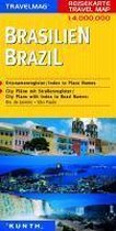 KUNTH Reisekarte Brasilien 1 : 4 000 000