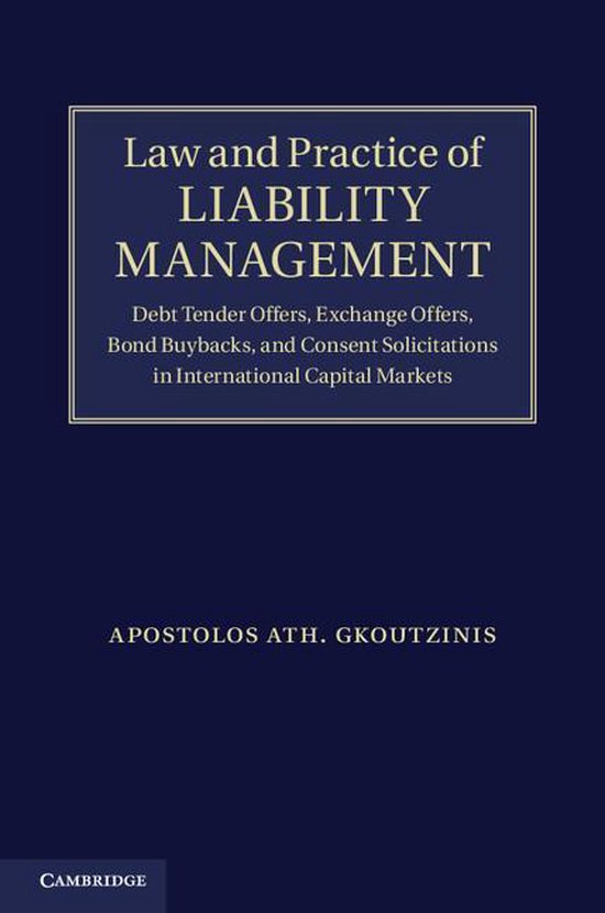 Law and Practice of Liability Management - cover