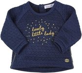 62 - Dirkje sweater Navy X-So Soft Lovely Little Lady maat 62