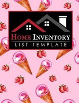 Home Inventory List Template