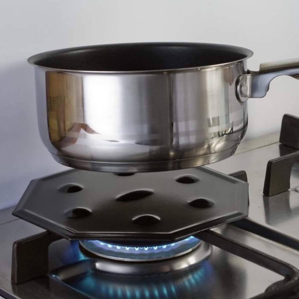 Diffuseur de chaleur en acier inoxydable Convertisseur pour gaz /  électrique / Cuisinière à induction-20CM-BON - Cdiscount Maison