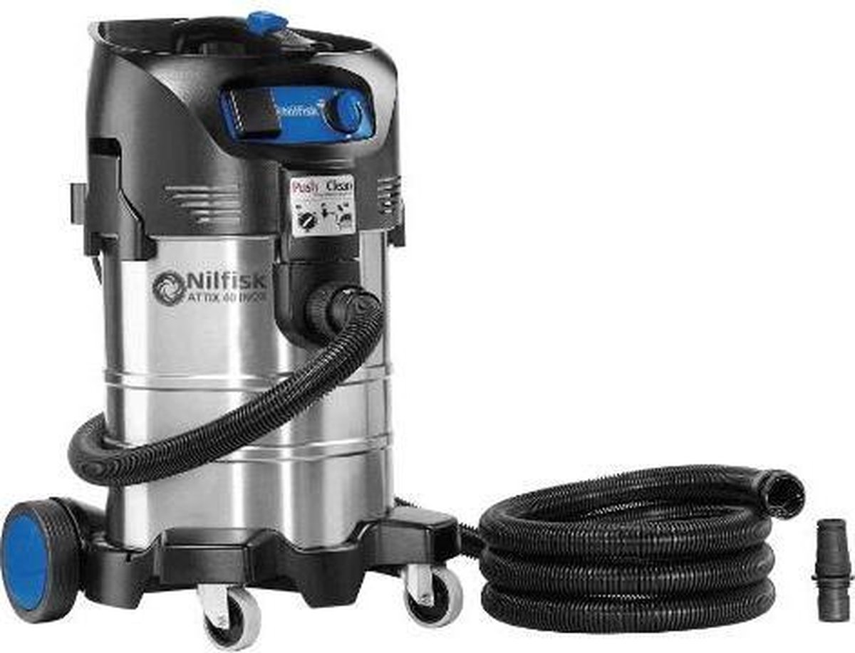 Nilfisk ATTIX 40-21 PC - Stofzuiger 37 - 1500 W - Zwart...