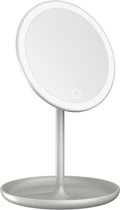 spiegel met verlichting led - Oplaadbaar- Rond | bol.com