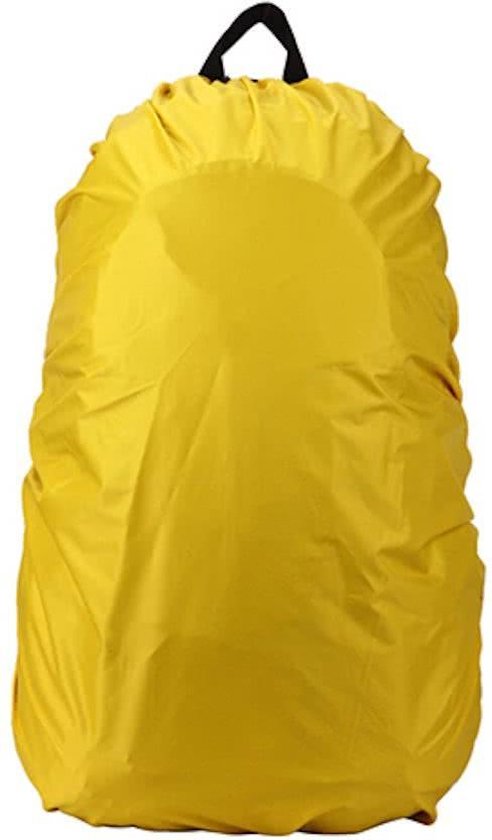 Universele backpack/rugzak regenhoes 25 tot 35 liter - Geel