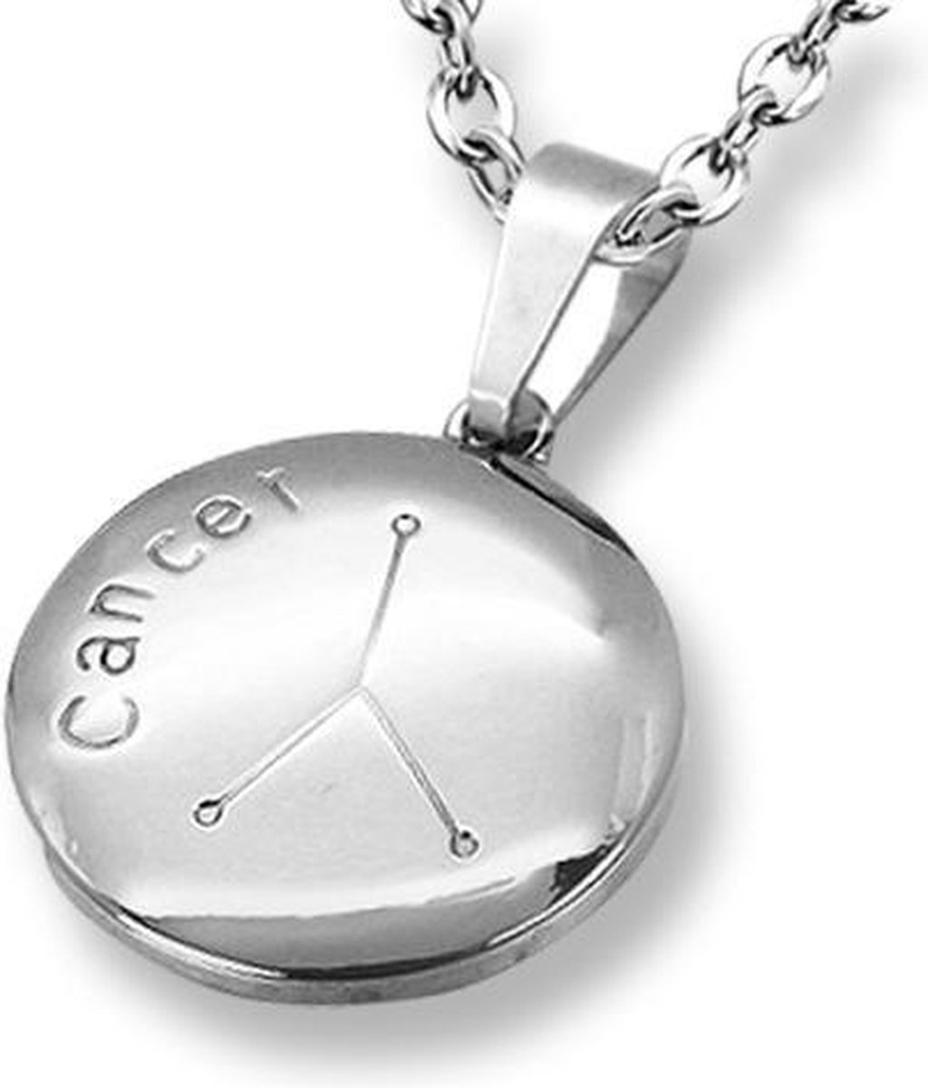 Amanto Ketting Kreeft - 316L Staal - Horoscoop - ∅25mm - 60cm