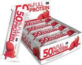 QNT  50% Full Protein Bar - 12  repen - Strawberry