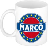 Marco  naam koffie mok / beker 300 ml  - namen mokken
