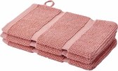 Washand set/6 ADAGIO kleur terracotta-08