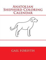 Anatolian Shepherd Coloring Calendar