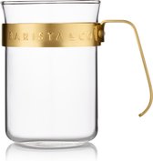 Barista & Co koffiebeker - Glas - Set van 2 Stuks - Electric Gold