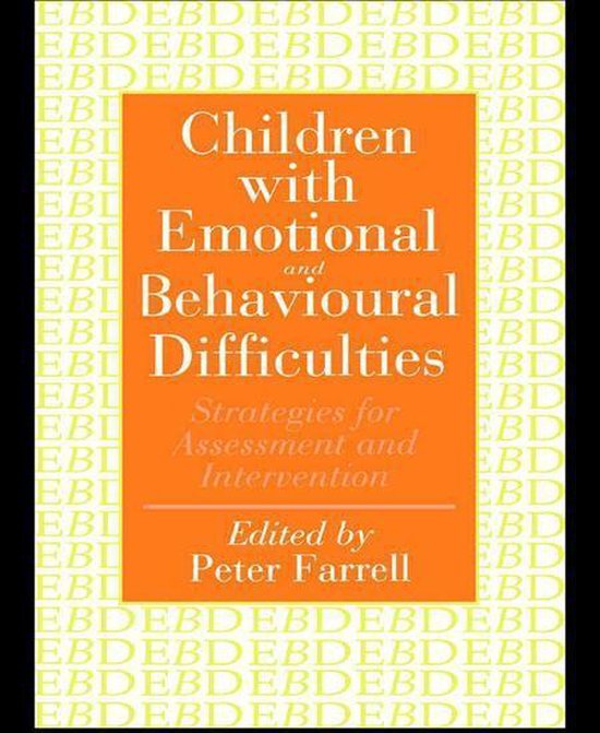 Children With Emotional And Behavioural Difficulties - cover
