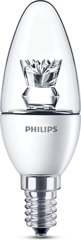 Aanzienlijk Jonge dame baan Philips LED Lamp - Kaars - Helder - 4W = 25W - E14 Fitting - 1 stuk |  bol.com