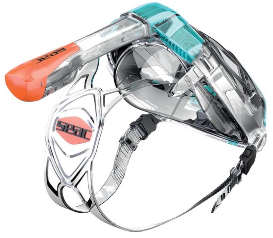 Masque de plongée Seac Libera - XS/ S - Blauw/ Oranje