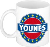 Younes naam koffie mok / beker 300 ml  - namen mokken