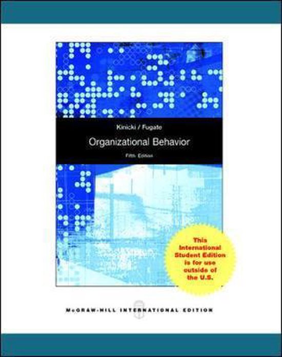 Organizational Behavior 9780071315685 Angelo Kinicki Boeken