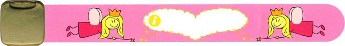 Image of 12 x infoband roze fee