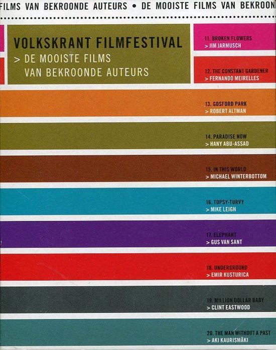 Volkskrant filmfestival - de mooiste films van bekroonde auteurs