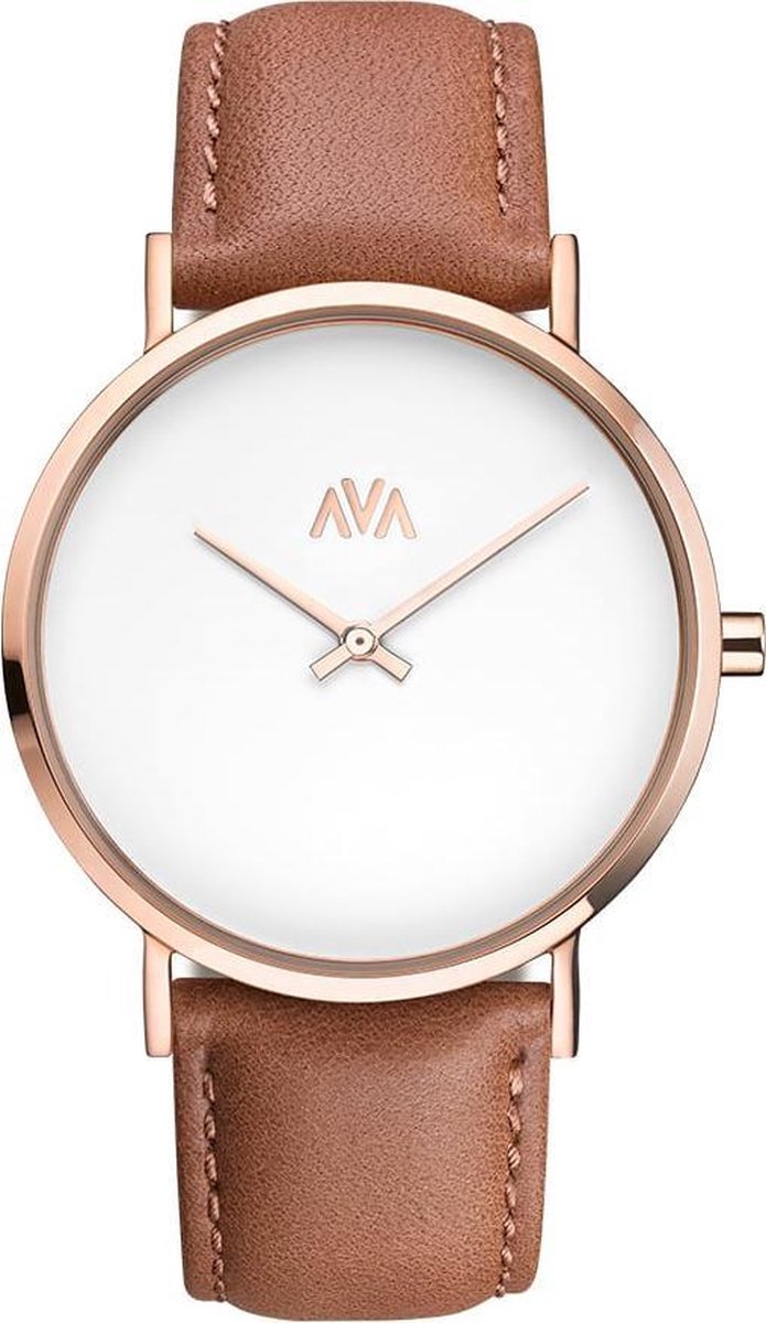 Dames Horloge Goud Avaner Dameshorloge Met Elastische Band Grote Cijfers  Waterdicht Roestvrij Staal Analoog Kwarts Horloges Dames