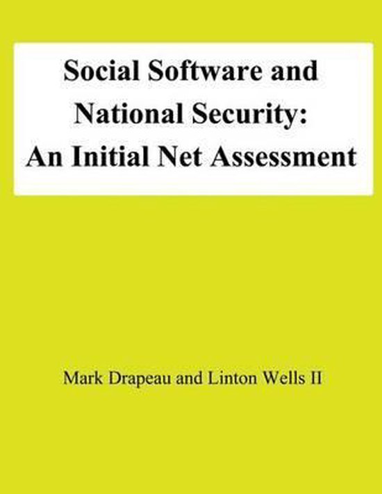 Social Software and National Security - cover