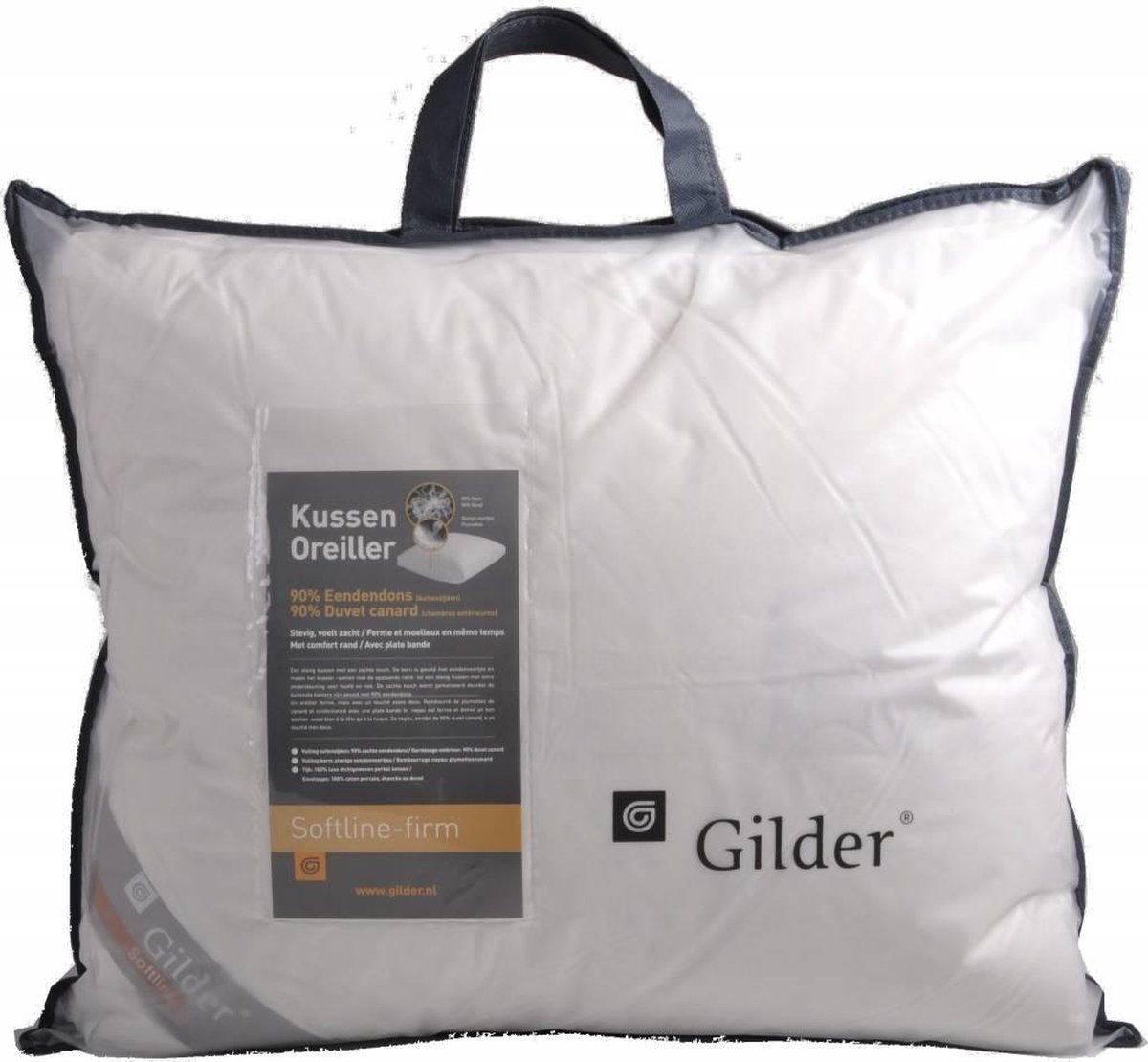 Gilder Dons Softline Medium Hoofdkussen - Wit 57x67x3